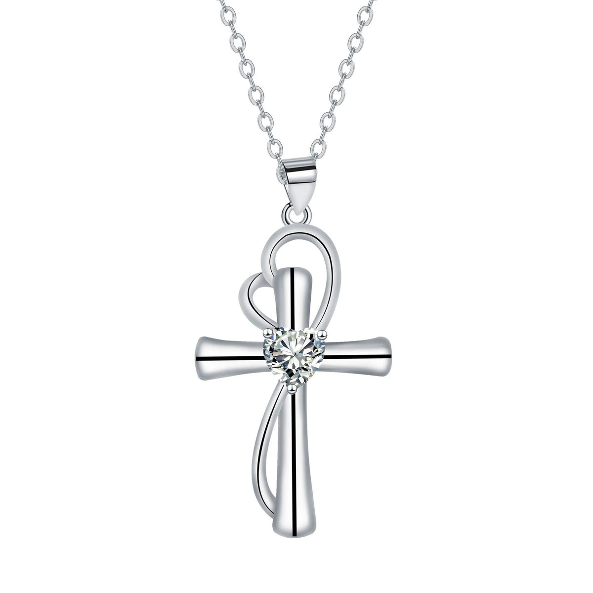 REDheart Silver Plated Celtic Knot Love Rose Necklace Angel Wings Key Necklace Rose Heart Tree of Life Heart Key Necklace for Womens Gift
