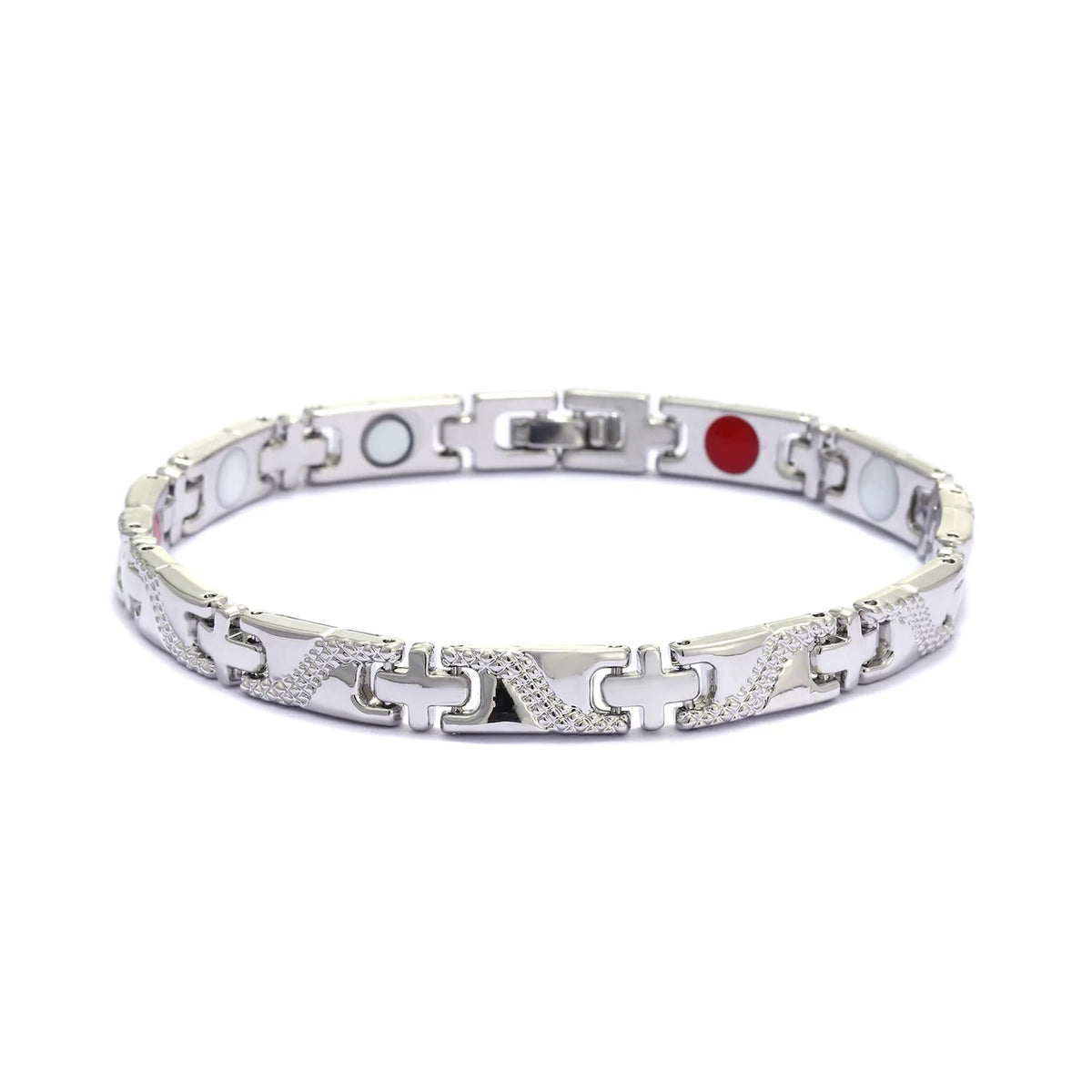 NewLife - Magnetic Kevlar Natural Stone Cross Bracelet