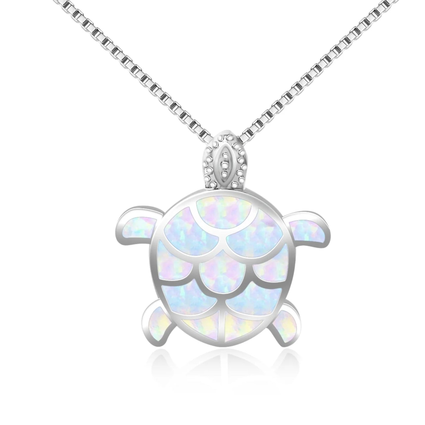 Elegant Sea Turtle Opal Necklace | Nature-Inspired Jewelry - Perfect Women's Gift Bulk Wholesale