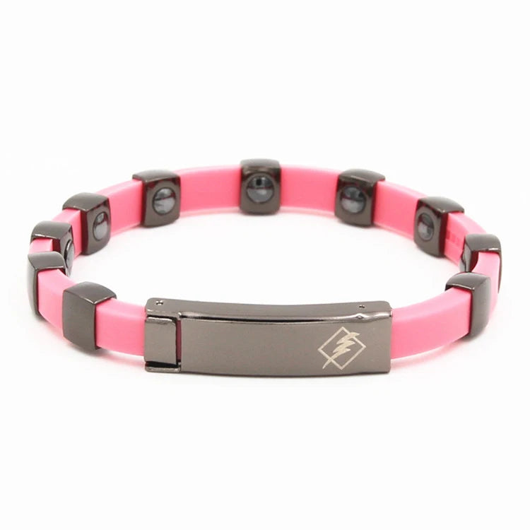 NewLife - Magnetic Silicone Stainless Steel Sport Bracelet