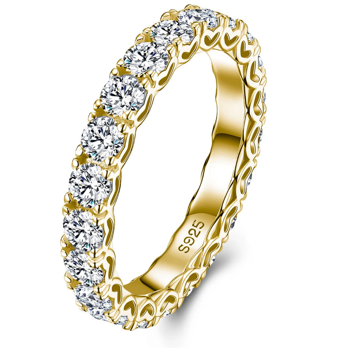 Custom OEM ODM Wholesale Waterproof Jewelry S925 Silver Moissanite Smart Ring for Men Women Health Material