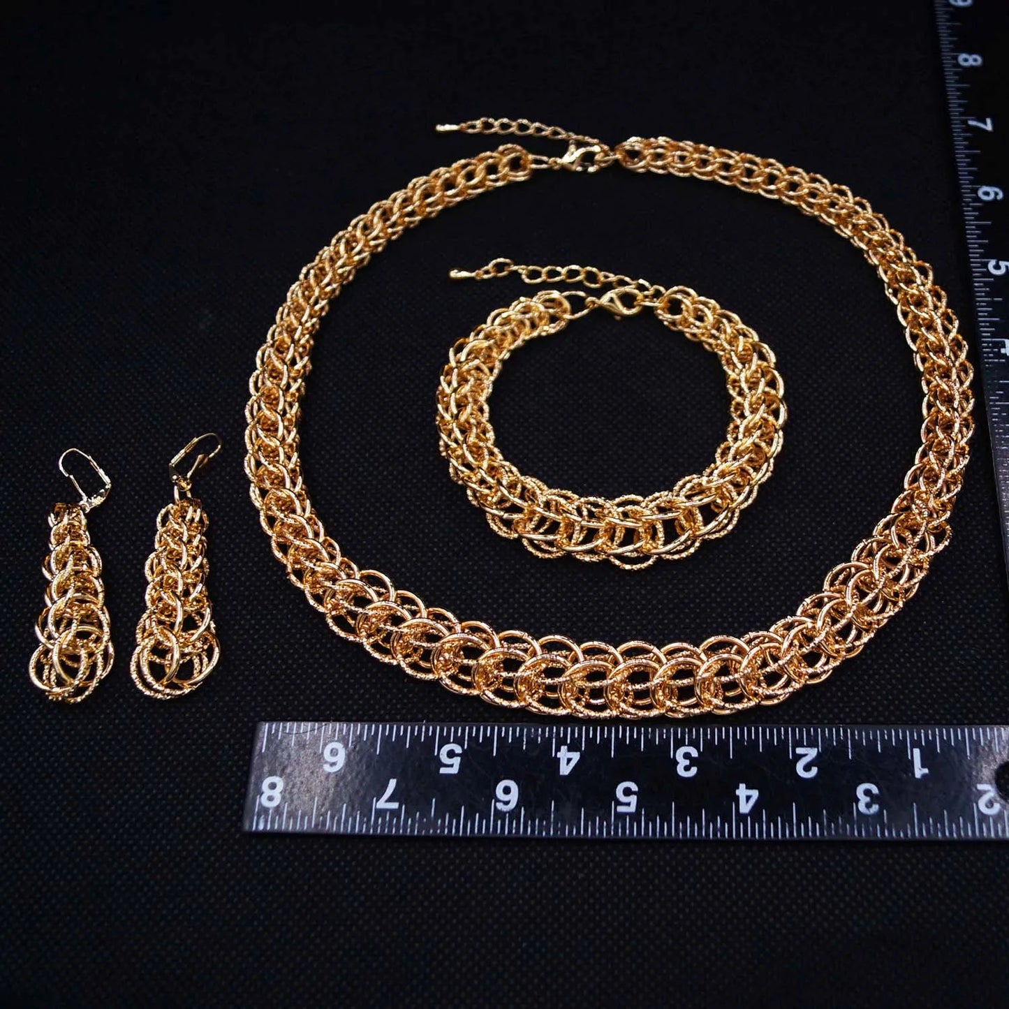 Zhuerrui Italiano Gold Designs Women Jewellery Set Party Fine Costume Jewelry Set Luxury Big Necklace Jewellery Sets HM2405819