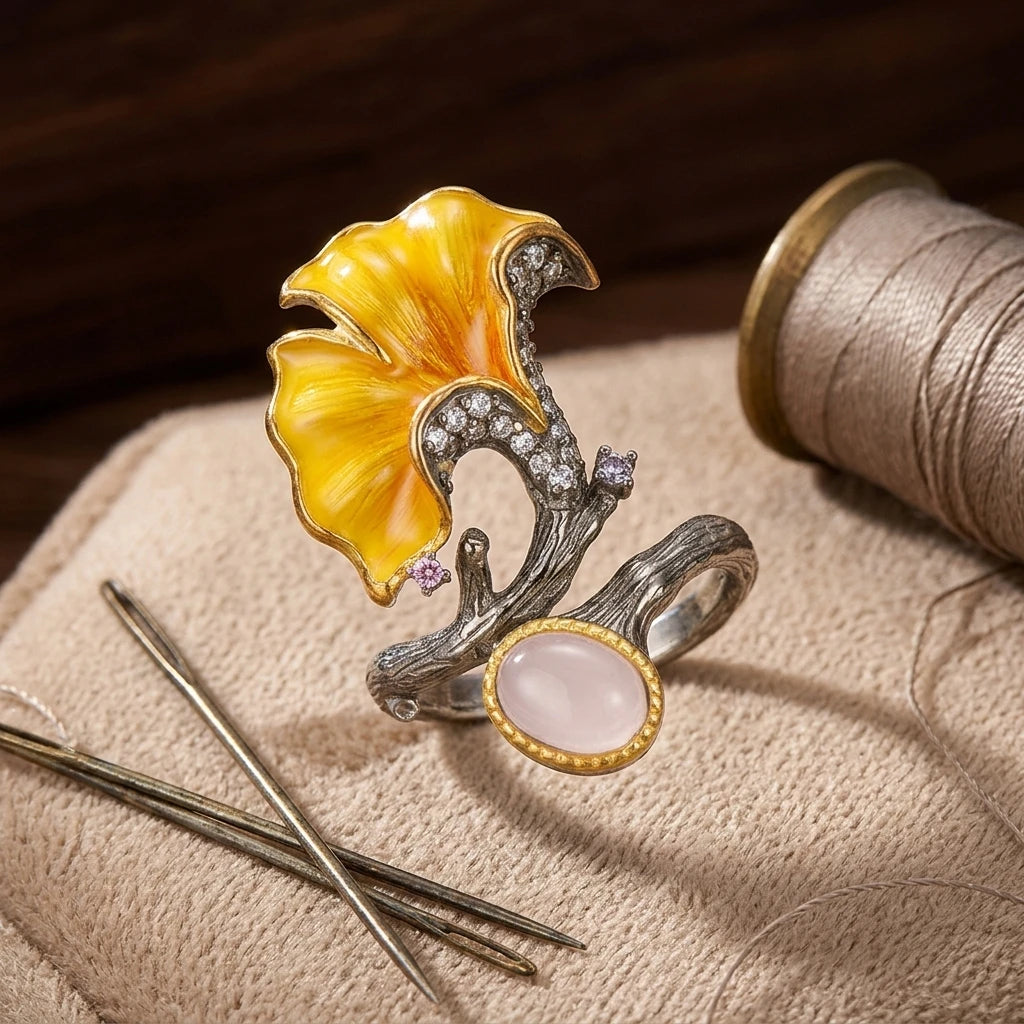 925 Sterling Silver Luxury Flower Zircon Trendy Jewelry Rings Women