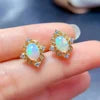 REDheart Natural Opal Jewelry Set 925 Silver Rhodium Plated Luxury Gift Anniversary Fine Jewelry with Custom Logo