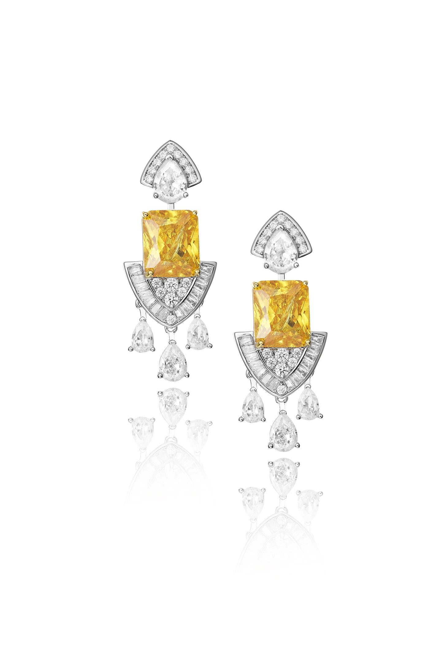 2023 High Class Jewelry Set Brass Rhodium Plated Yellow Ladies Evening Dress Banquet Evening Dress Necklace