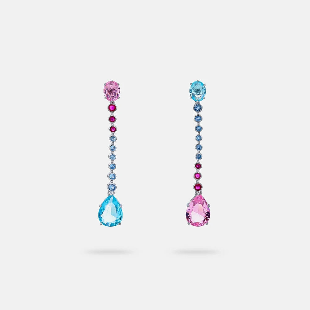 MUSHAN Jewelry Factory 925 Sterling Silver Tassel Earrings and Pendants Women Light Luxury and High End Silver Jewelry