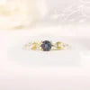 ArtistA Abiding Custom Various Designs Gold Plated 925 Silver Multishape Lab Grown Alexandrite Wedding Engagement Rings for Women