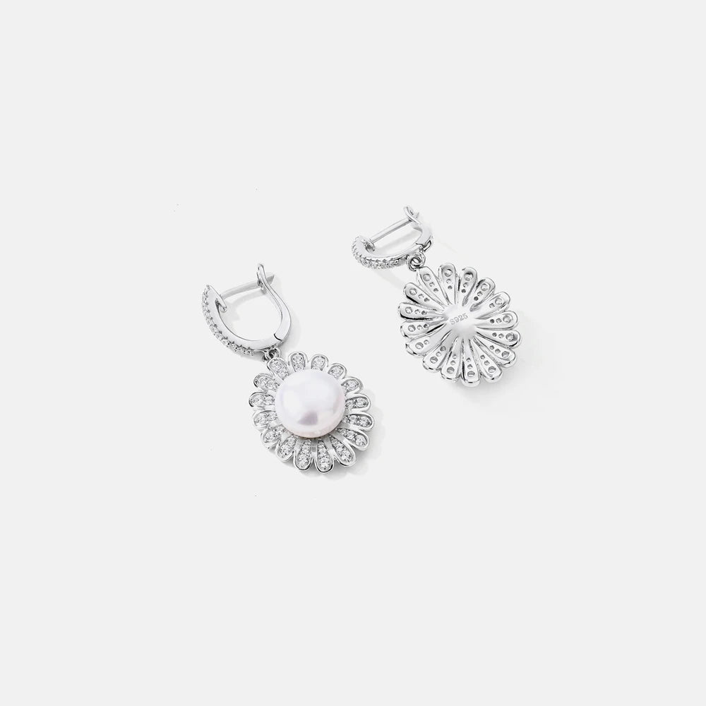 MUSHAN Jewelry Factory Pearl Earrings S925 Gold-Plated Cross-Border Bestseller From Europe and America Pearl Stud Earrings