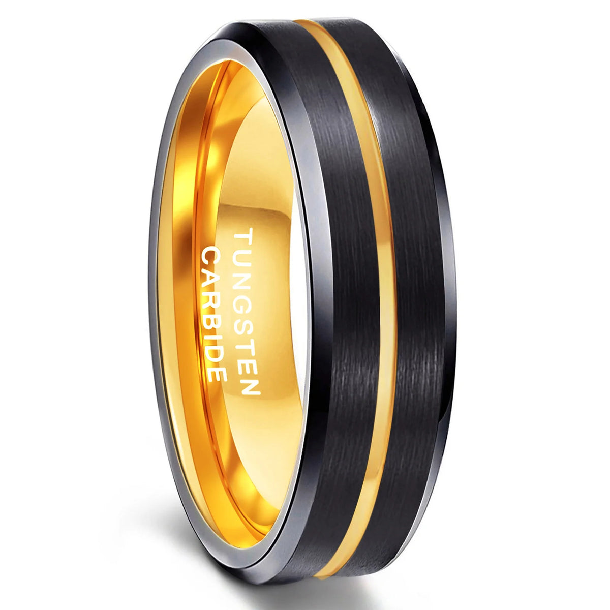 NEWLiFE REBEL District Wave 6mm Tungsten Ring