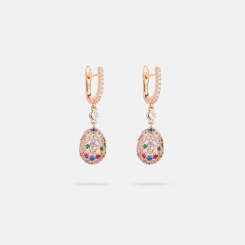 MUSHAN Jewelry Factory S925 Sterling Silver Earrings and Earrings Niche and High End Rose Gold High Carbon Diamond Bestseller