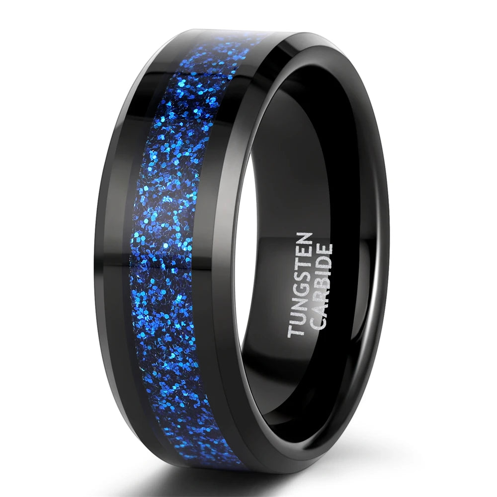 NEWLiFE REBEL Studio Arc 8mm Tungsten Ring