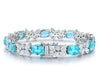 Gemfiori Anster Factory Price Palaiba Bracelet the Main Stone Size Customized Fast Delivery Suitable for Gifts and Parties Bracelet
