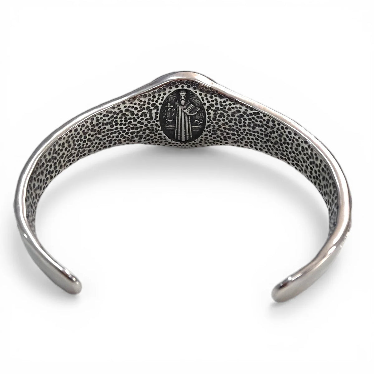 REBEL VIKING Valknut Celtic Knot Rune Cuff Bangle – Stainless Steel