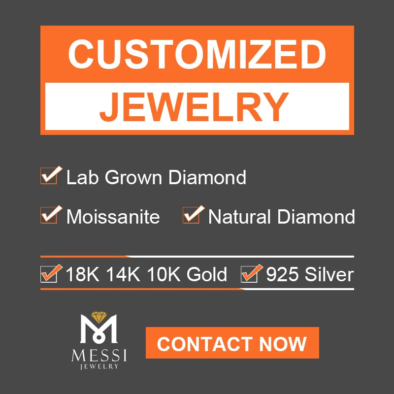 Gemfiori Messi Jewelry MSR-1534 Luxury 9K Gold Stackable Ring Lab Gemstone & Lab Diamond