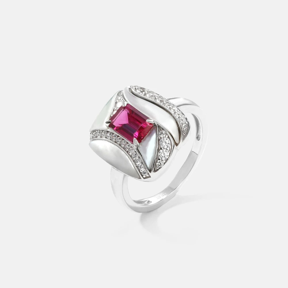 MuShan Jewelry Factory S925 Sterling Silver Ring CrossBorder Bestseller From Europe and America Is Niche and Versatile Accessory
