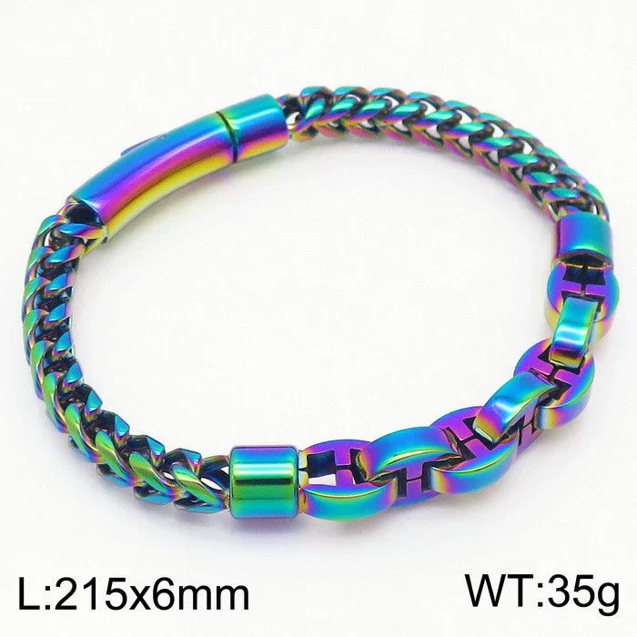 NEWLiFE REBEL Promenade Turn Jewellery Set in Stainless Steel