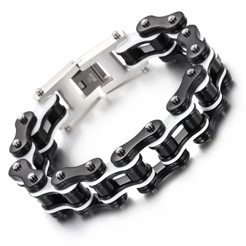 NEWLiFE REBEL BIKE chain Bracelet-Stainless Steel -16 colours