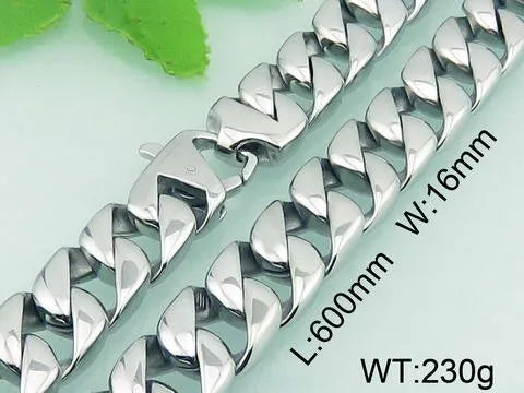 KALEN 15mm Casting Stainless Steel Vintage Cuban Bracelet Braccialetti Uomo Acciaio Inox