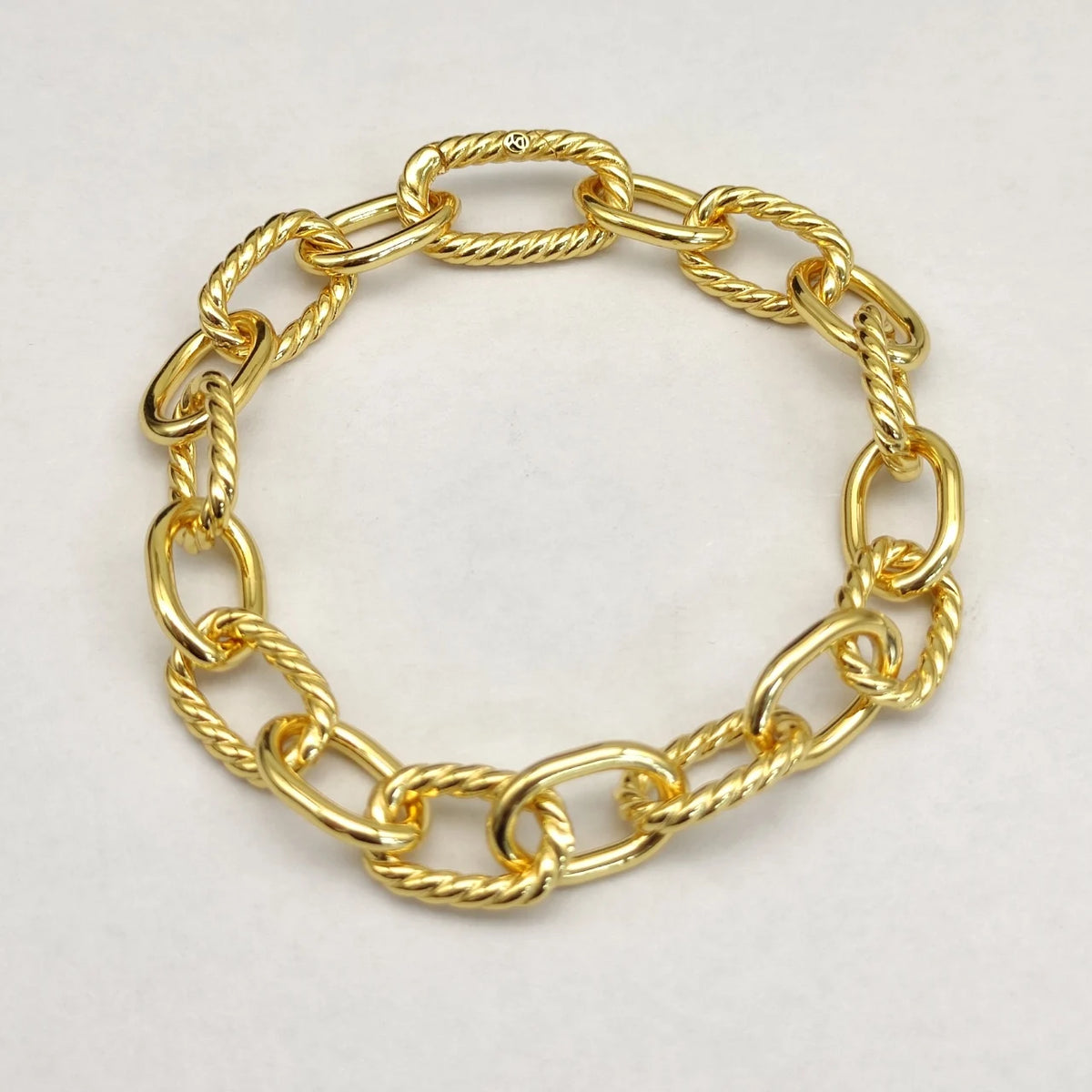 FASHIONISTA DY High-Quality Silver-Plated 8.5MM Madison-Style Bracelet, Gold-Plated 8.5MM Bracelet, Jewelry
