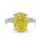 MuShan Jewelry Factory 4ct High Carbon Diamond Ring 925 Set With 9*13 European and American Style Light Luxury Women Ring
