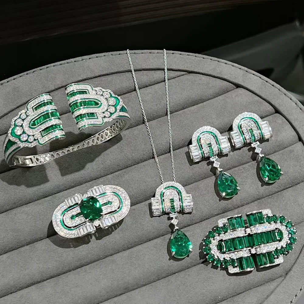 MUSHAN Jewelry Factory S925 Sterling Silver Earrings High End Teardrop Shaped Cut High Carbon Diamond Silver GoldPlated Earrings