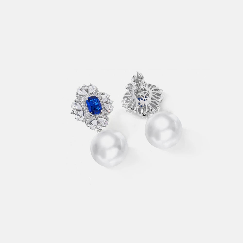 MUSHAN Jewelry Factory S925 Sterling Silver Stud Earrings High End Electroplated Gold High Carbon Diamond Jewelry
