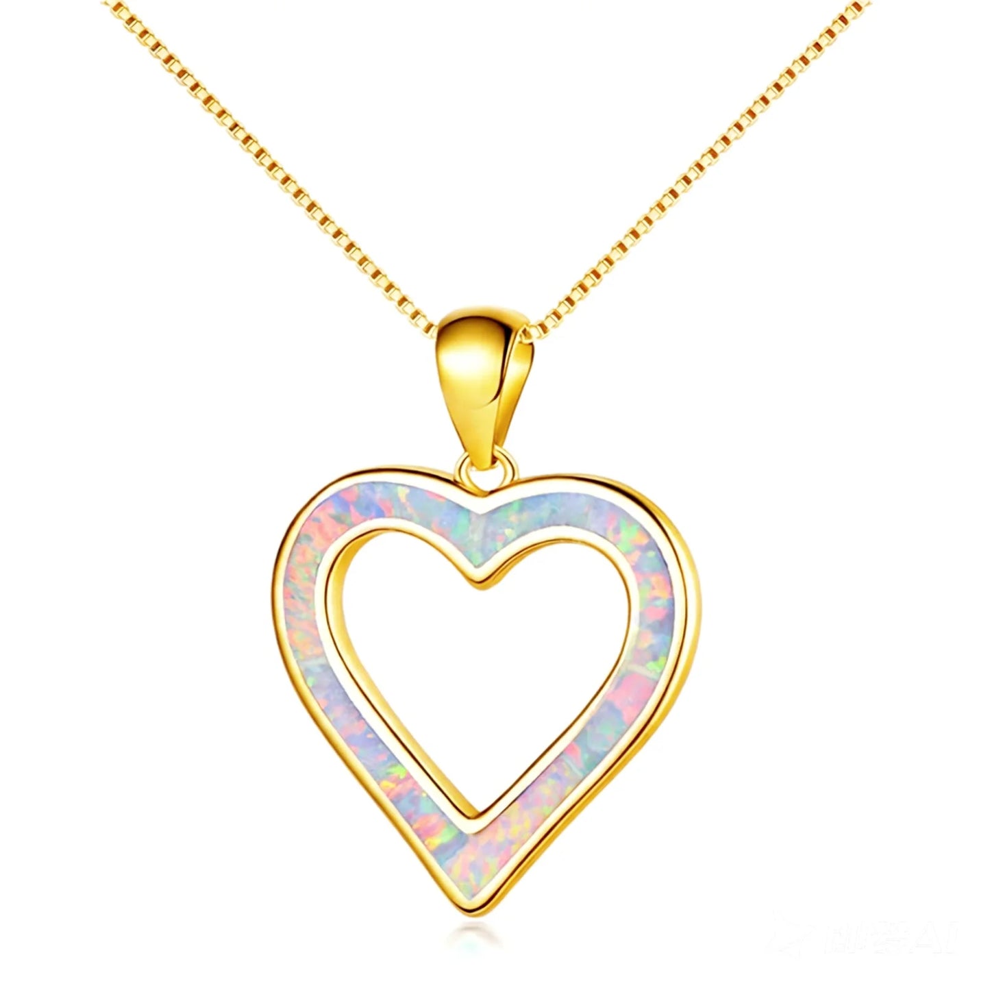 Minimalist Open Heart Pendant Aobao Versatile Fashion Accessory for Every Occasion