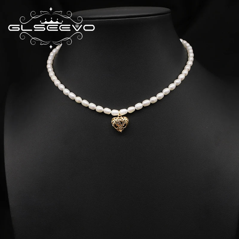 Simple Zircon Butterfly Pendant Freshwater Pearl Necklace Baroque Enamel Gold Plated Luxury for Girls Necklace Fine Jewelry