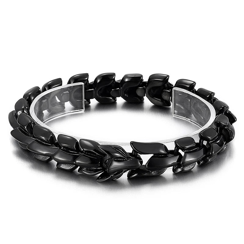KALEN Personality Trend Vacuum Plating Multi-color Keel Bracelet Men Stainless Steel Jewelry Bracelets Bangles