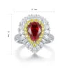 Gemfiori Anster Luxury Ruby Necklace Delicate Stone Fashion Jewelry Necklaces for Women Earrings Jewelry