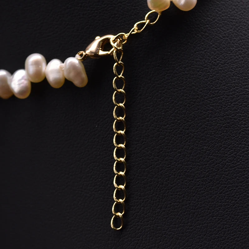 Natural Freshwater Irregular Shape Pearl Necklace Romantic Sentiment Gifts Necklaces for Women 2020 Jewelry