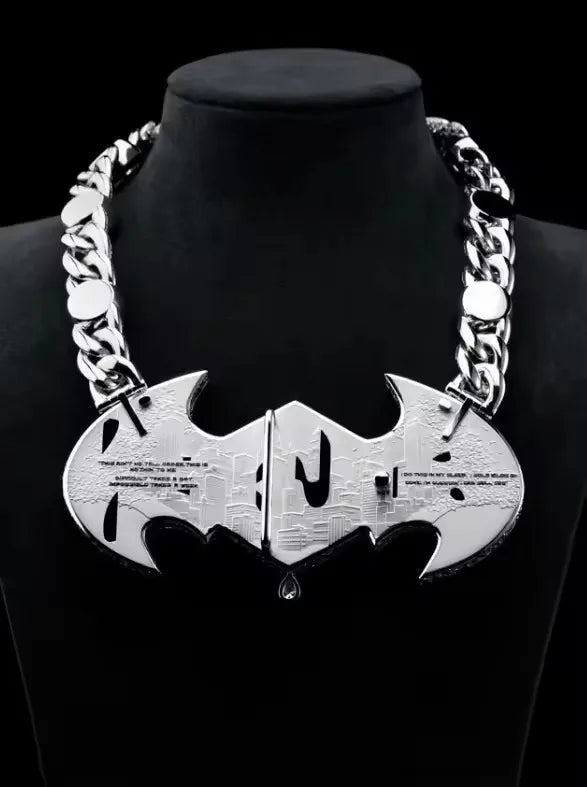 BiG-BOSS Luxury Iced Out BlackSilver Custom Pendant Necklace with Moissanite Stones for Men Hip Hop Fashion Jewellery Style Design Bolder