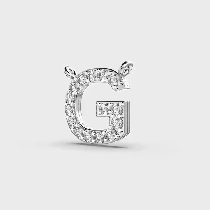 BiG-BOSS Silver Plated G Letter Luxury Hip Hop Jewelry Pendants Charms Men's Cushion Cut Channel Set Moissanite Classic Style Party