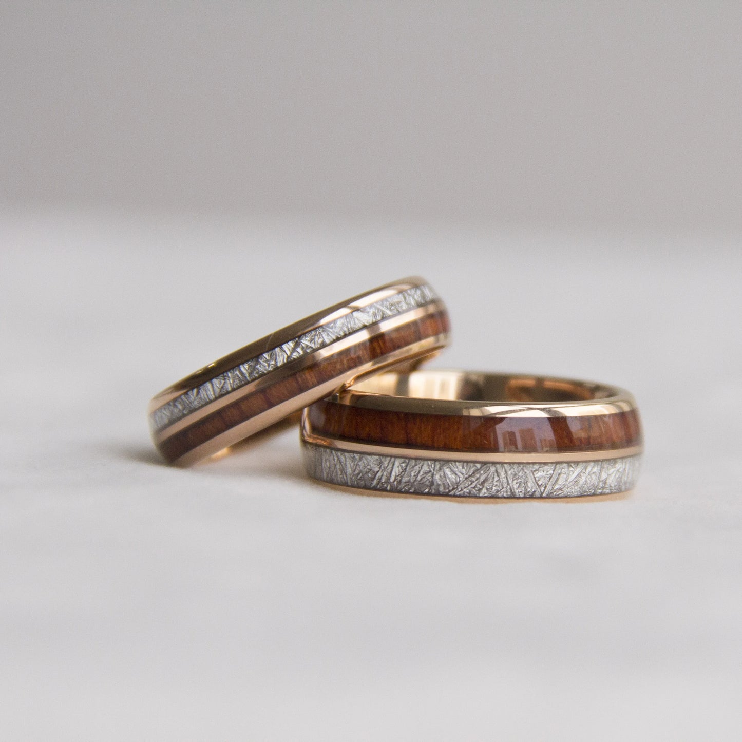 8mm 6mm Wood Inlay Tungsten Ring Fashion Ring for Women and Men in Pair Couple Wood Wedding Ring