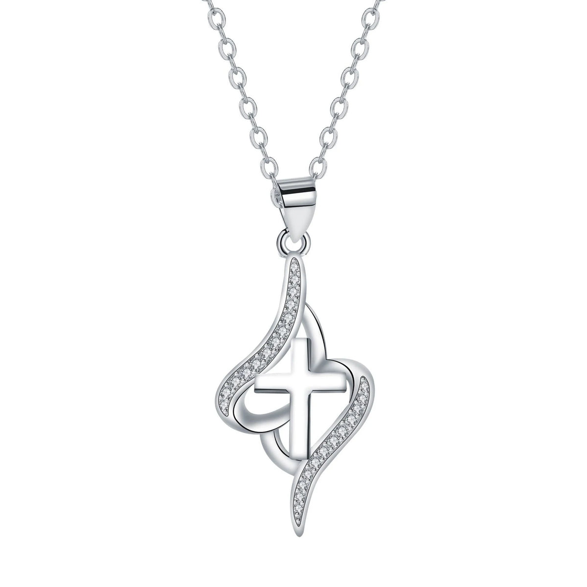REDheart Silver Plated Celtic Knot Love Rose Necklace Angel Wings Key Necklace Rose Heart Tree of Life Heart Key Necklace for Womens Gift