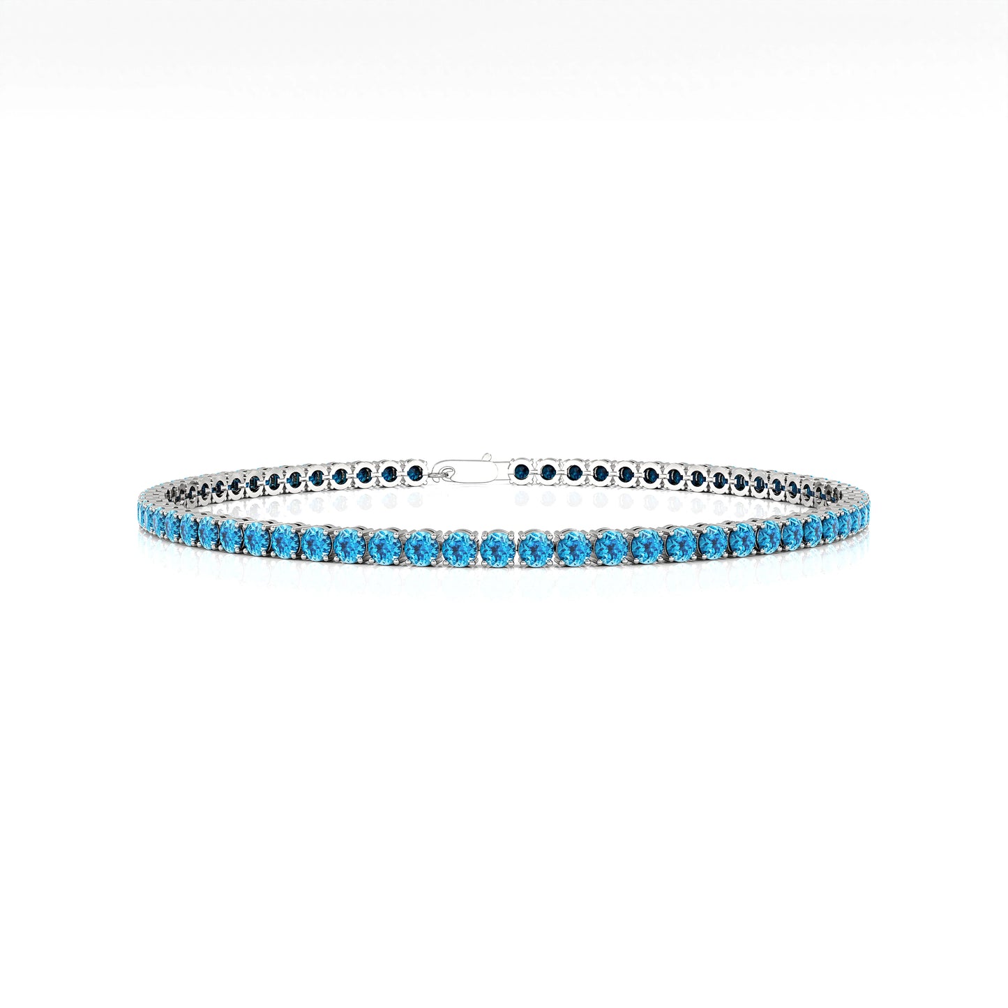 Genuine Natural Pure 14k Gold Classic Tennis Bracelet Her Valentine Gift Jewelry Party Wholesale