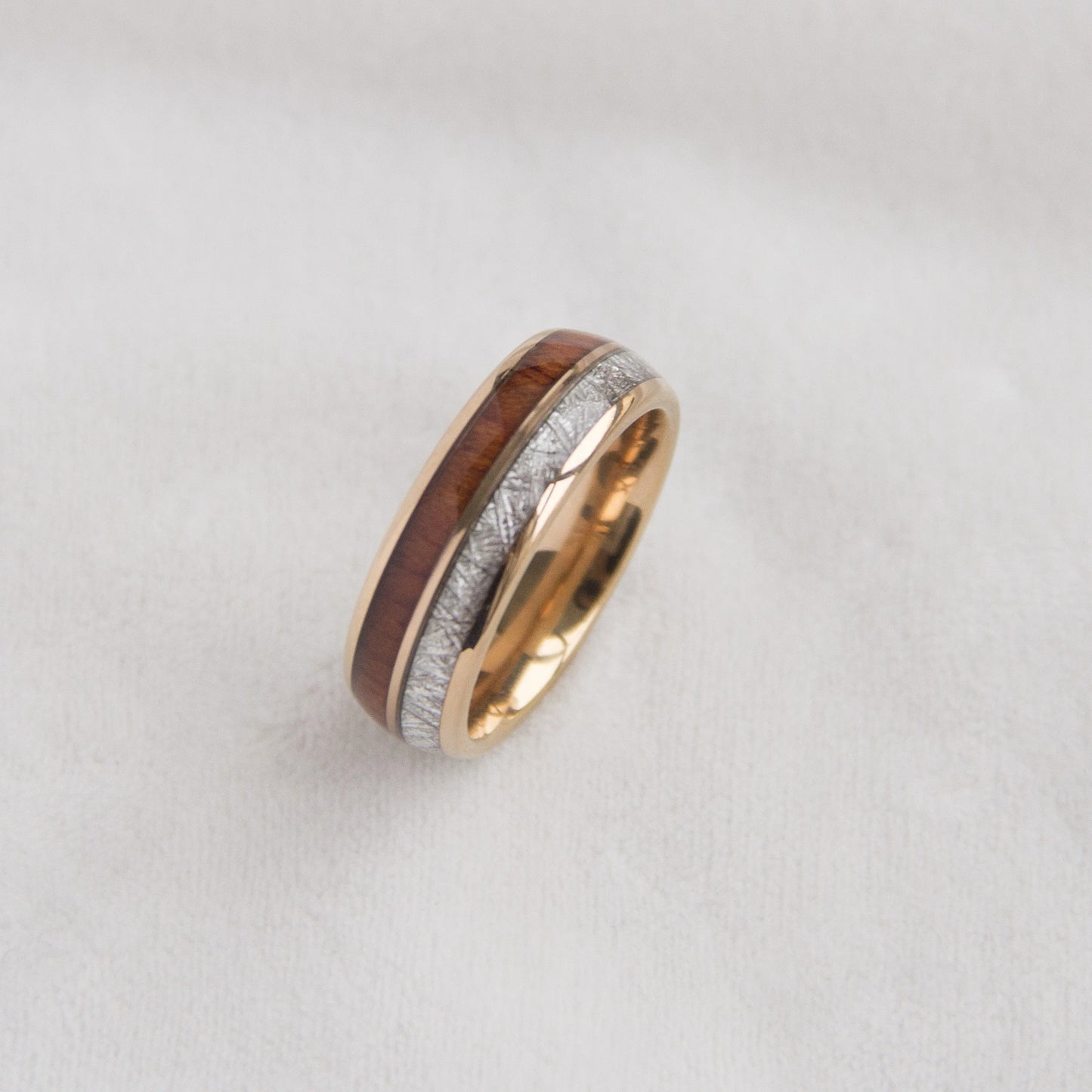 8mm 6mm Wood Inlay Tungsten Ring Fashion Ring for Women and Men in Pair Couple Wood Wedding Ring