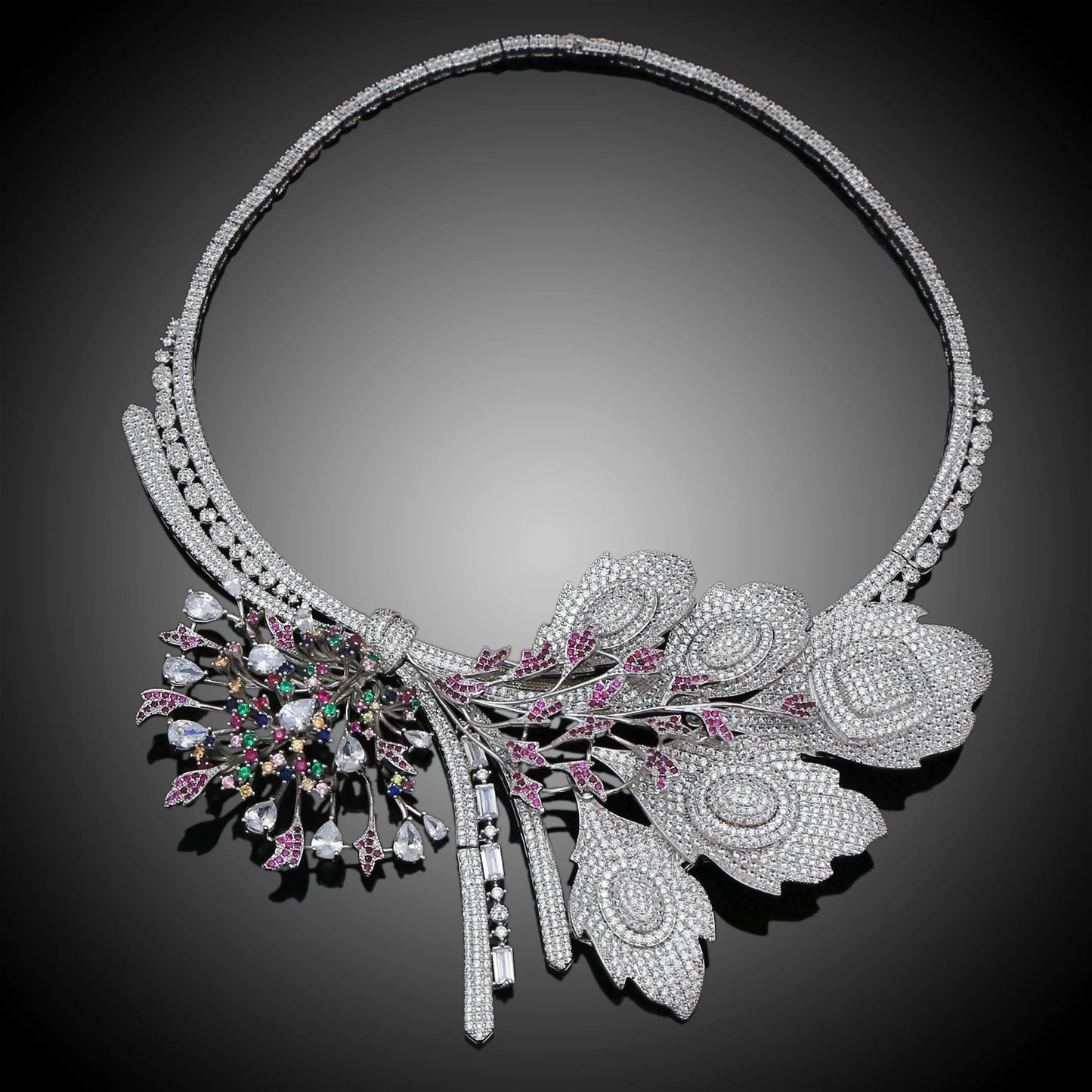 Zhuerrui American Gold Plated Jewelry Sets Women Wedding Jewelry Set Bridal Luxurious Jewelry Sets HZ18110704