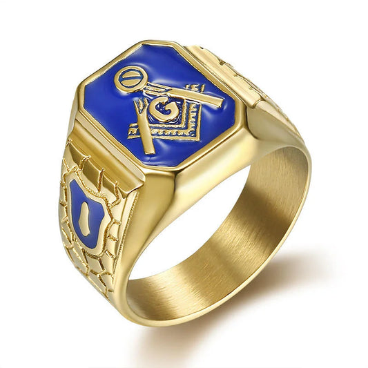 NEWLiFE VIKING Ring in 18K Gold Plated for Men | Designer Jewellery for women & MEN
