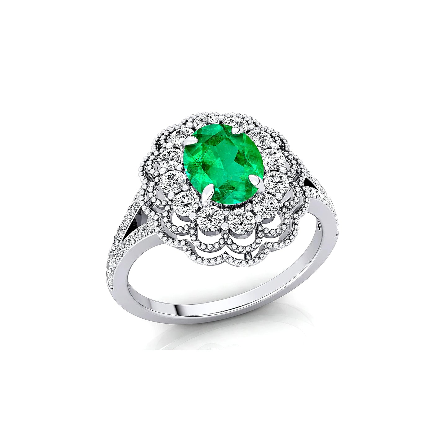 Solid Gold Natural Lab Grown Gemstone Fine Engagement Rings IGI Certified Real Diamonds Classic Design Custom Made Prong Set OEM