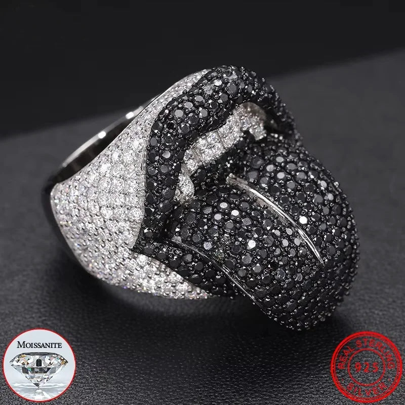 NEWLiFE BiG-BOSS Iced Out Moissanite Pendant in Sterling Silver for Men | Designer Hip-Hop Jewellery