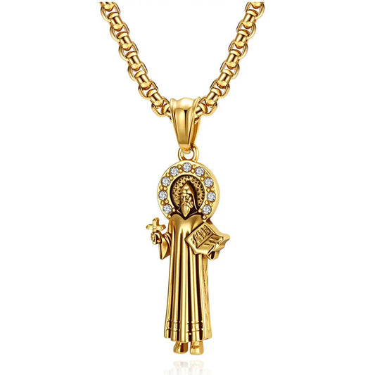 NEWLiFE VIKING Pearl Necklace in 18K Gold Plated for Men | Designer Jewellery for women & MEN
