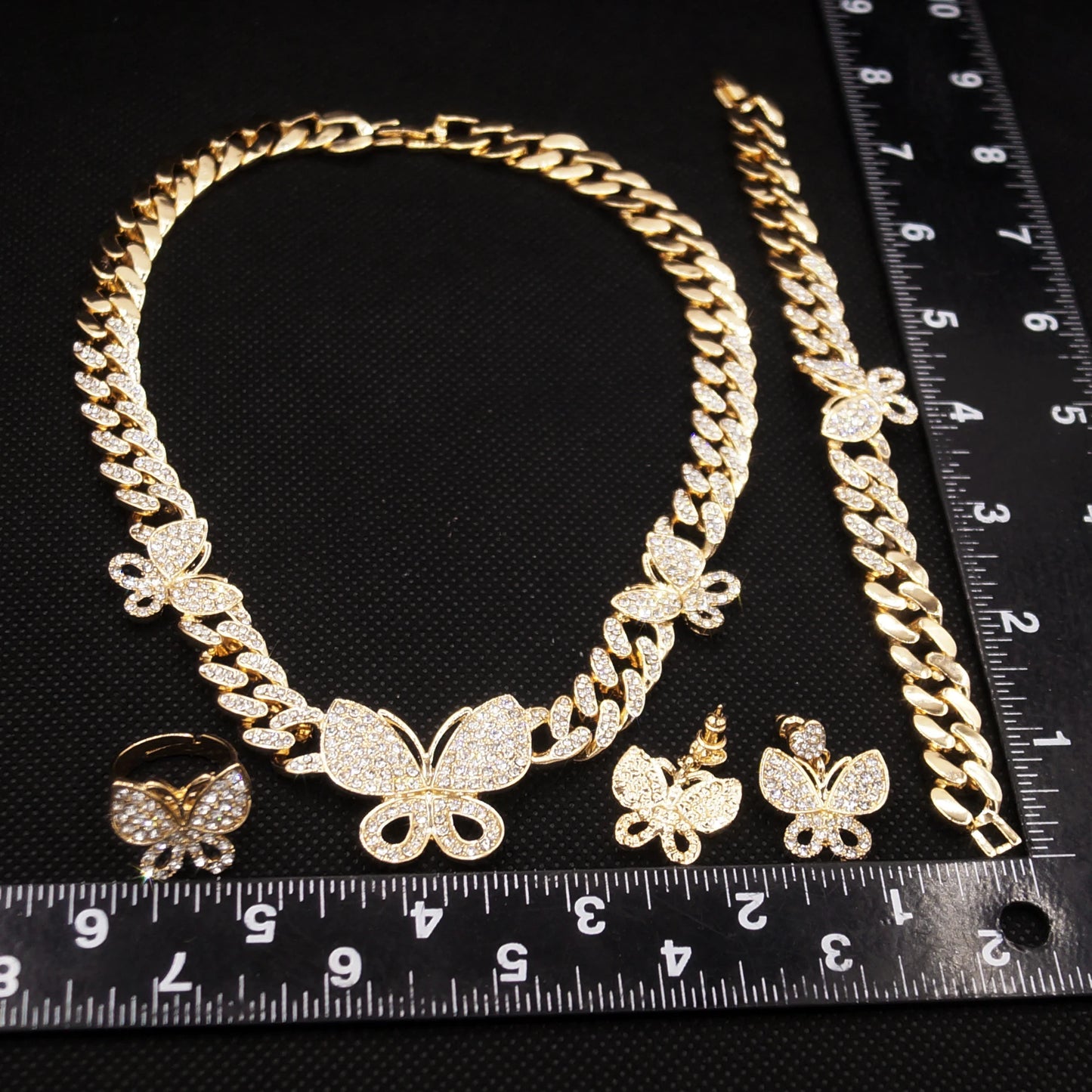 Zhuerrui Fashion 24K Gold Plated Jewelry Sets Flower Design Necklace Bangle Wholesale Brazilian Gold Plated Costume Access Z0015