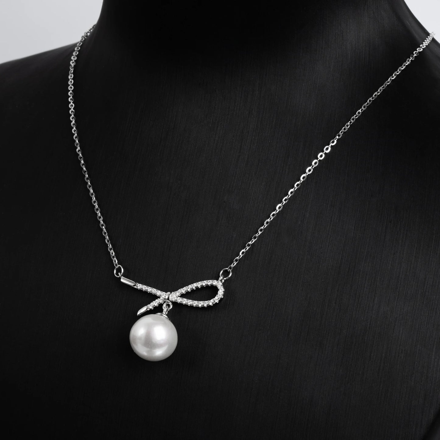 AKOYA High Quality Natural Seawater Round Pearl Necklace 925 Silver Platinum Plated AAA Grade NGTC Certified Unisex