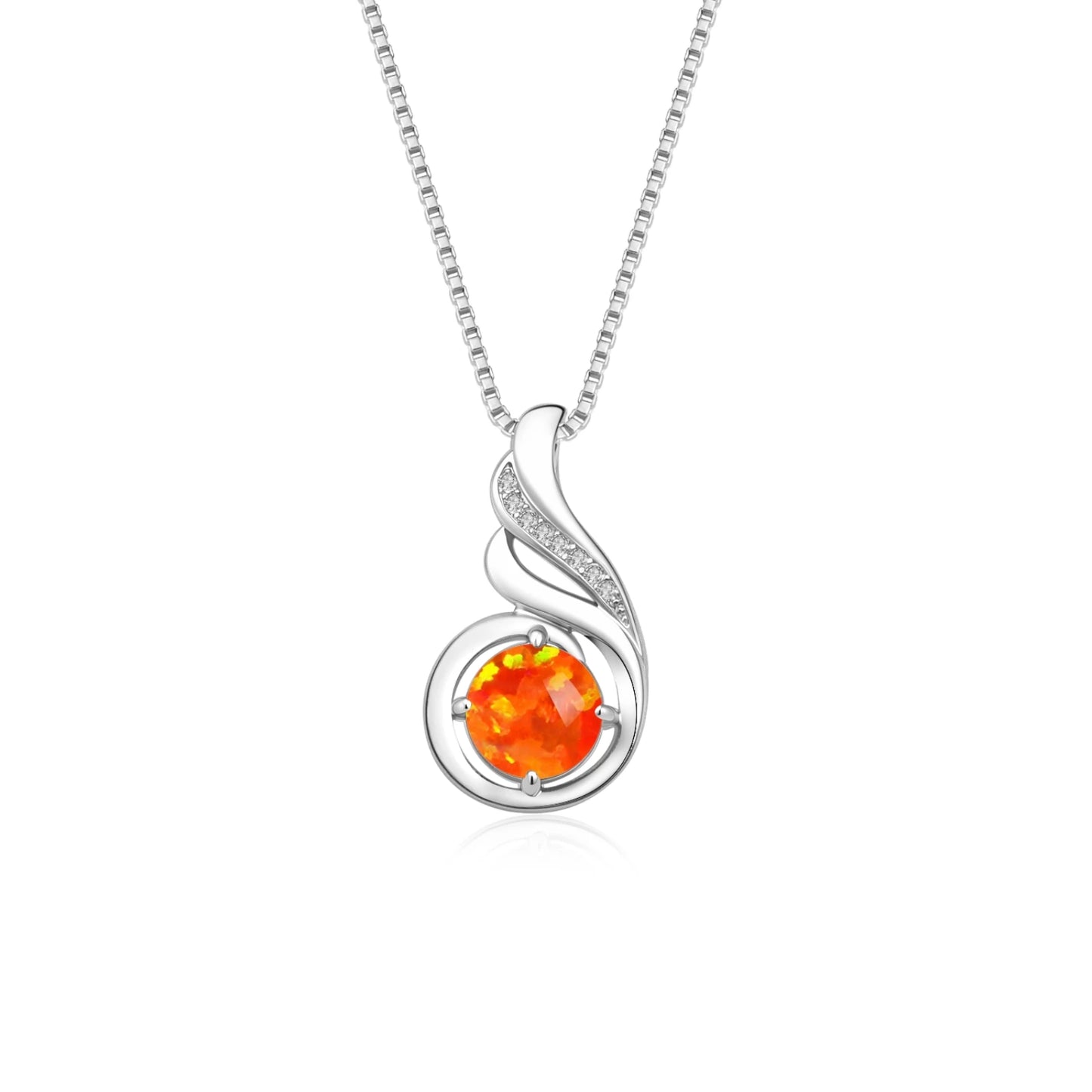 TikTok Must-Have Copper Silver Plated Blue Opal Pendant | Minimalist Starfish Link Chain Women's Necklace Gift Occasions