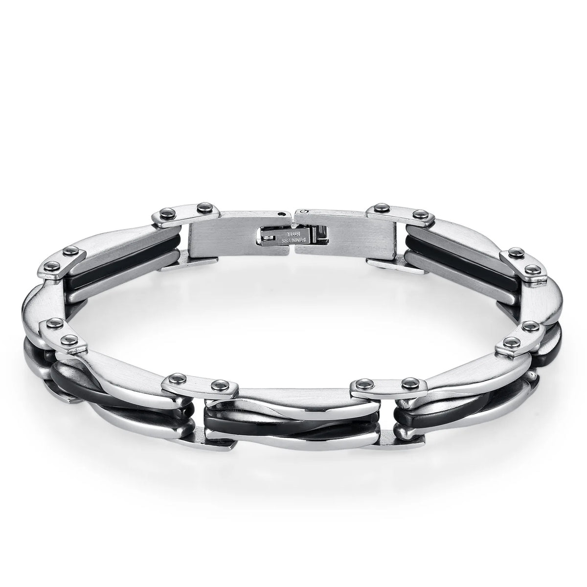 REBEL S&S REBEL Fashion Hip Hop Stainless Steel Bracelet Vintage Wrist Chain Jewelry For Men