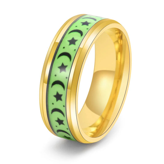 NEWLiFE REBEL Westward Pulse Ring in Stainless Steel