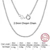 BiG-BOSS Fast Shipping SC Cable Figaro Rope Paperclip Cuban Curb Link Chains Necklace Fine Jewelry 925 Silver Chains for Men Women