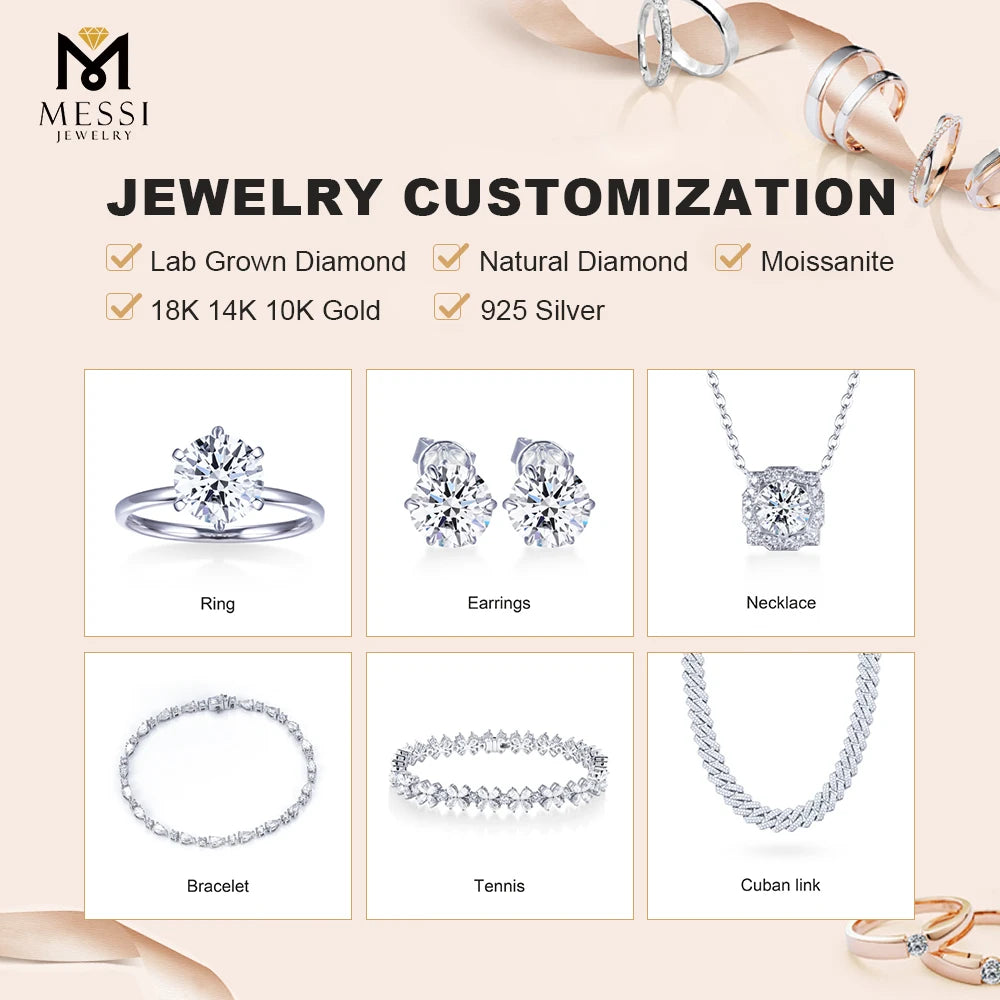 Messi Jewelry  MSR-1187 Custom 18K White Gold Asscher Lab Sapphire Gemstone Men Rings