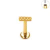 ASTM F136 Titanium 16G Various Styles Ear Nose Studs Labret Lip Earrings Cartilage Tragus Helix Lobe PVD Plated Piercing Jewelry